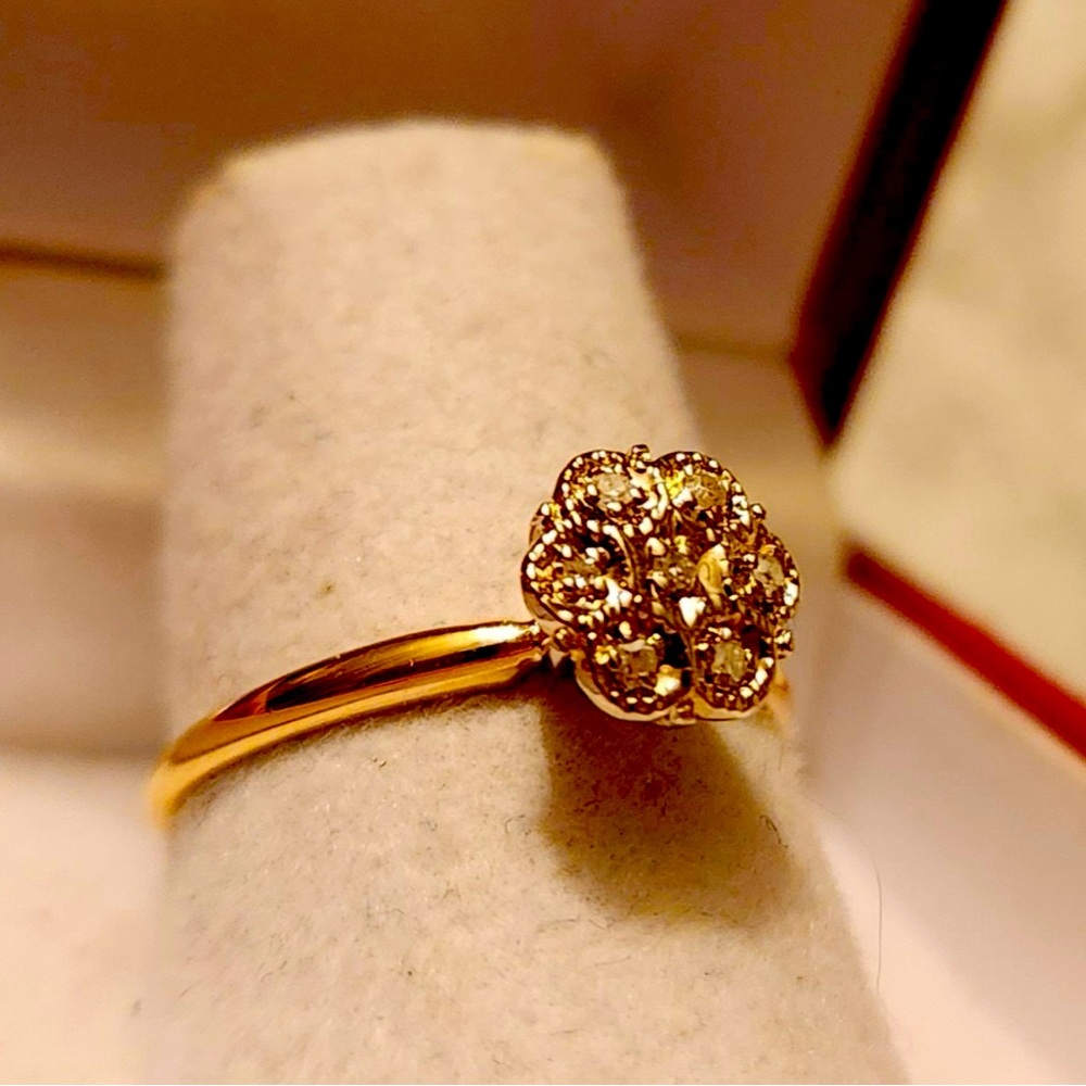 14k Gold Diamond Ring 6 - Picture 4 of 8